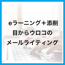 eラーニング+添削目からウロコのメールライティング